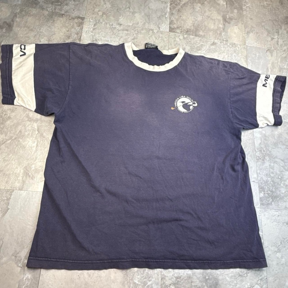 Vintage y2K crazy faded Mecca distressed T shirt size xl - Picture 2 of 8